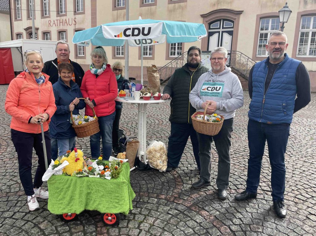 Canvassing-Stand am Karsamstag 2024 | Foto: S. Jitten