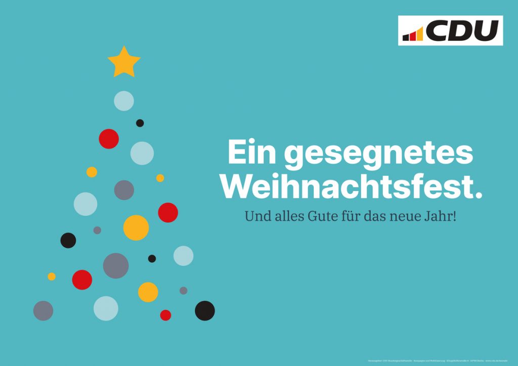 Weihnachts- und Neujahrsgrüße 2025